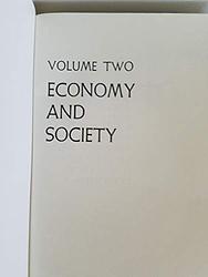 Cover of 'Economy and Society' by Max Weber