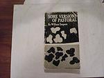 Cover of 'Some Versions Of Pastoral' by William Empson