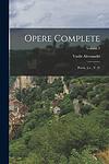 Cover of 'Opere V' by Vasile Alecsandri