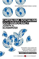 Cover of 'Capitalism, Socialism, and Democracy' by Joseph A. Schumpeter