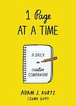 Cover of '1 Page At A Time' by Adam J. Kurtz