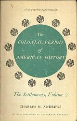 Cover of 'The Colonial Period of American History' by Charles McLean Andrews