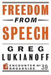 Cover of 'Freedom From Speech' by Greg Lukianoff