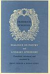 Cover of 'Dialogue On Poetry And Literary Aphorisms' by Friedrich Schlegel