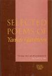 Cover of 'Selected Poems' by Jacob Glatstein