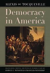 Cover of 'Democracy in America' by Alexis de Tocqueville