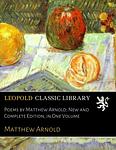 Cover of 'Poems Of Matthew Arnold' by Matthew Arnold