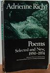 Cover of 'Poems: Selected and New, 1950-1974' by Adrienne Rich