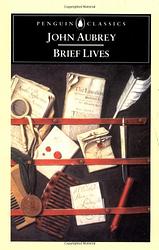 Cover of 'Brief Lives' by John Aubrey
