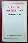 Cover of 'Allegro Postillions' by Jonathan Keates