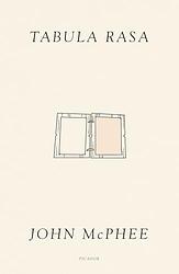 Cover of 'Tabula Rasa' by John McPhee