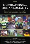 Cover of 'Foundations Of Human Sociality' by Joseph Henrich
