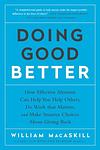 Cover of 'Doing Good Better' by William MacAskill