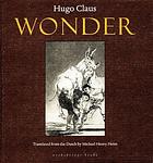 Cover of 'Wonder' by Hugo Claus