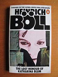 Cover of 'The Lost Honour of Katharina Blum' by Heinrich Böll