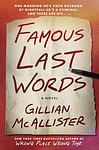 Cover of 'Famous Last Words' by Gillian McAllister