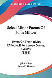Cover of 'Lycidas, Comus, And The Minor Poems' by John Milton