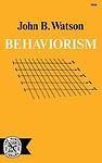 Cover of 'Behaviorism' by John Watson